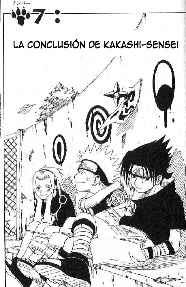 Naruto capítulo 7, página 1