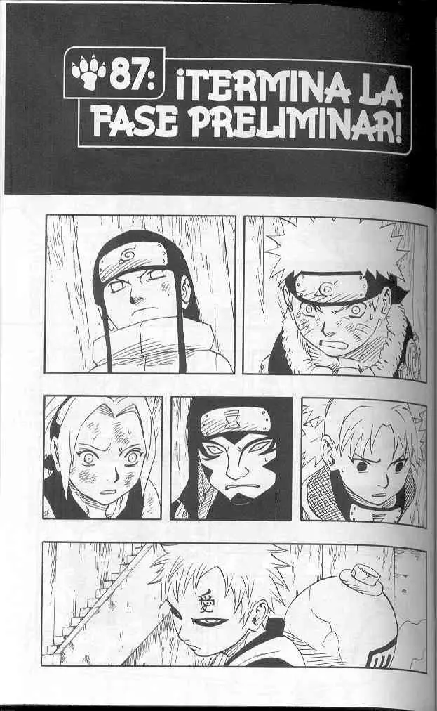 Naruto capítulo 87, página 1