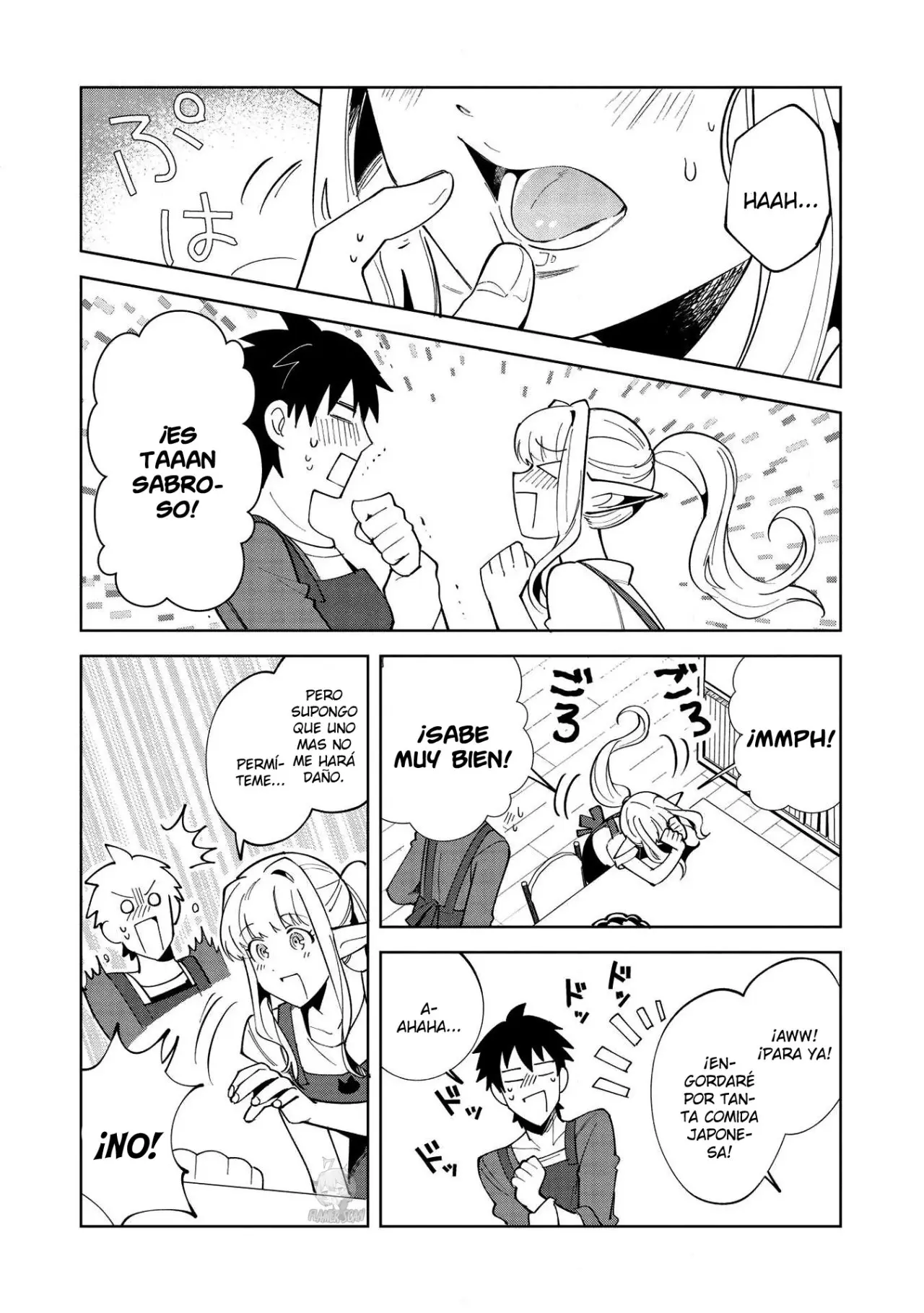 Nihon E Youkoso Elf-san capítulo 18, página 21
