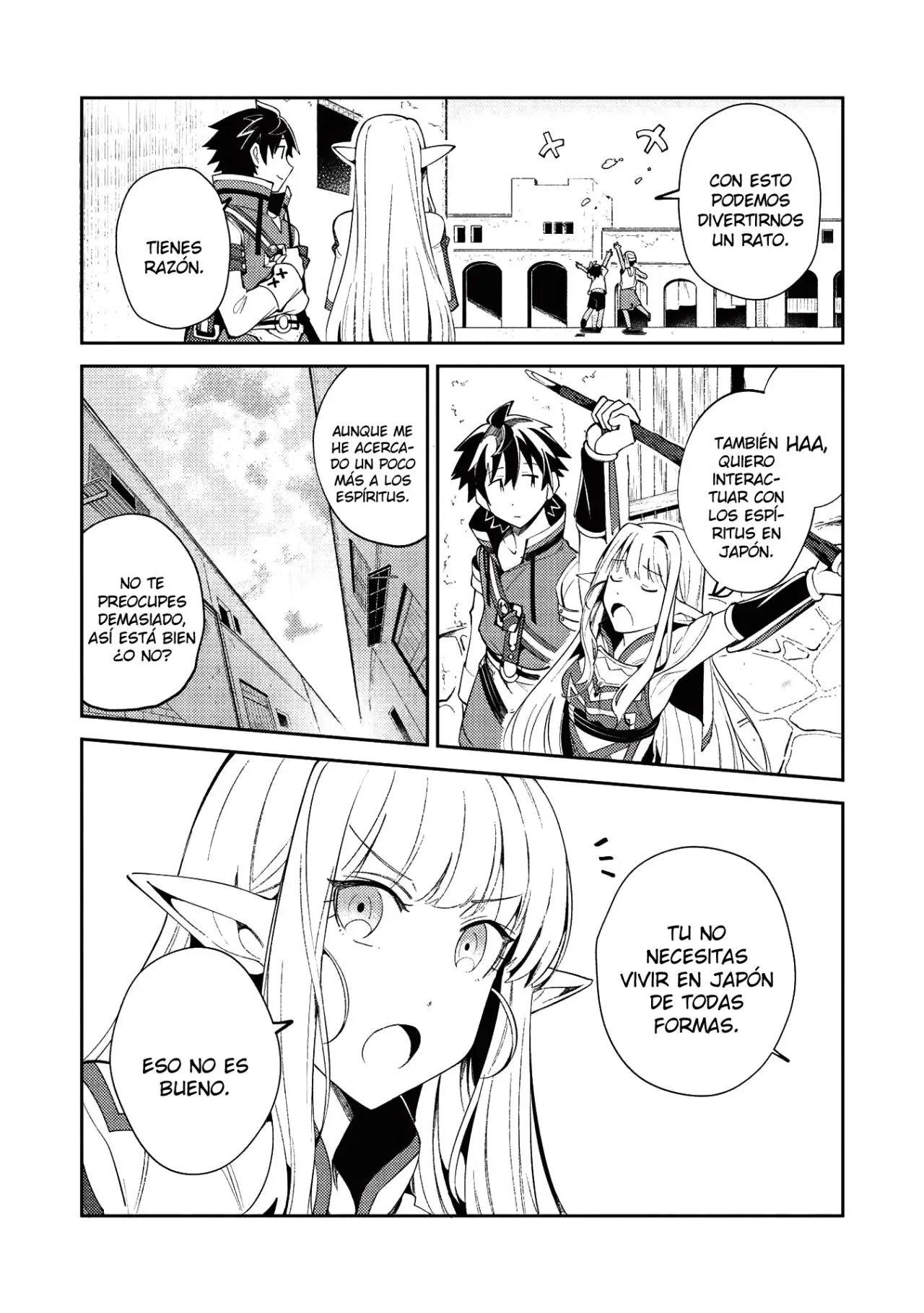 Nihon E Youkoso Elf-san capítulo 19, página 10