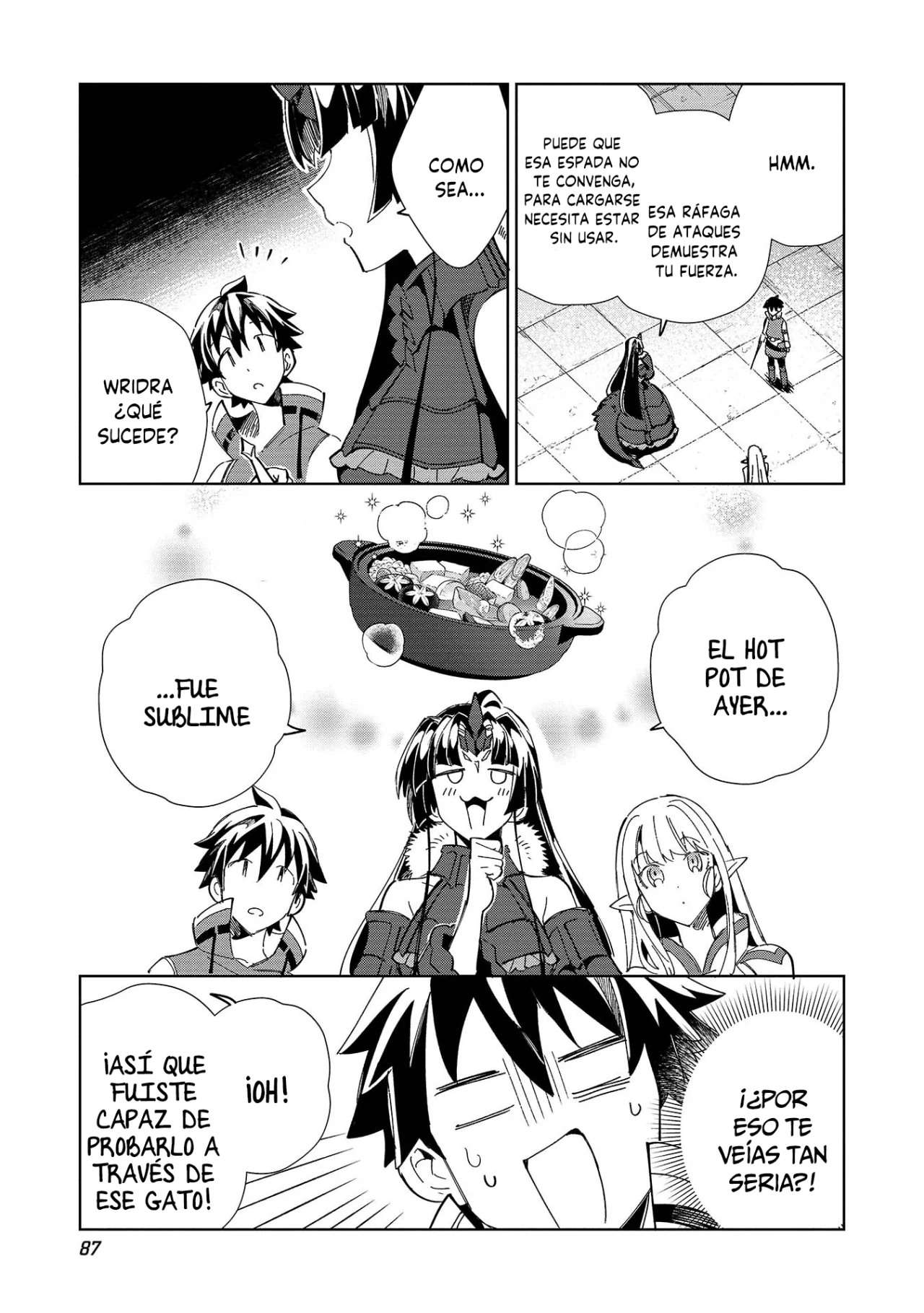 Nihon E Youkoso Elf-san capítulo 38, página 8