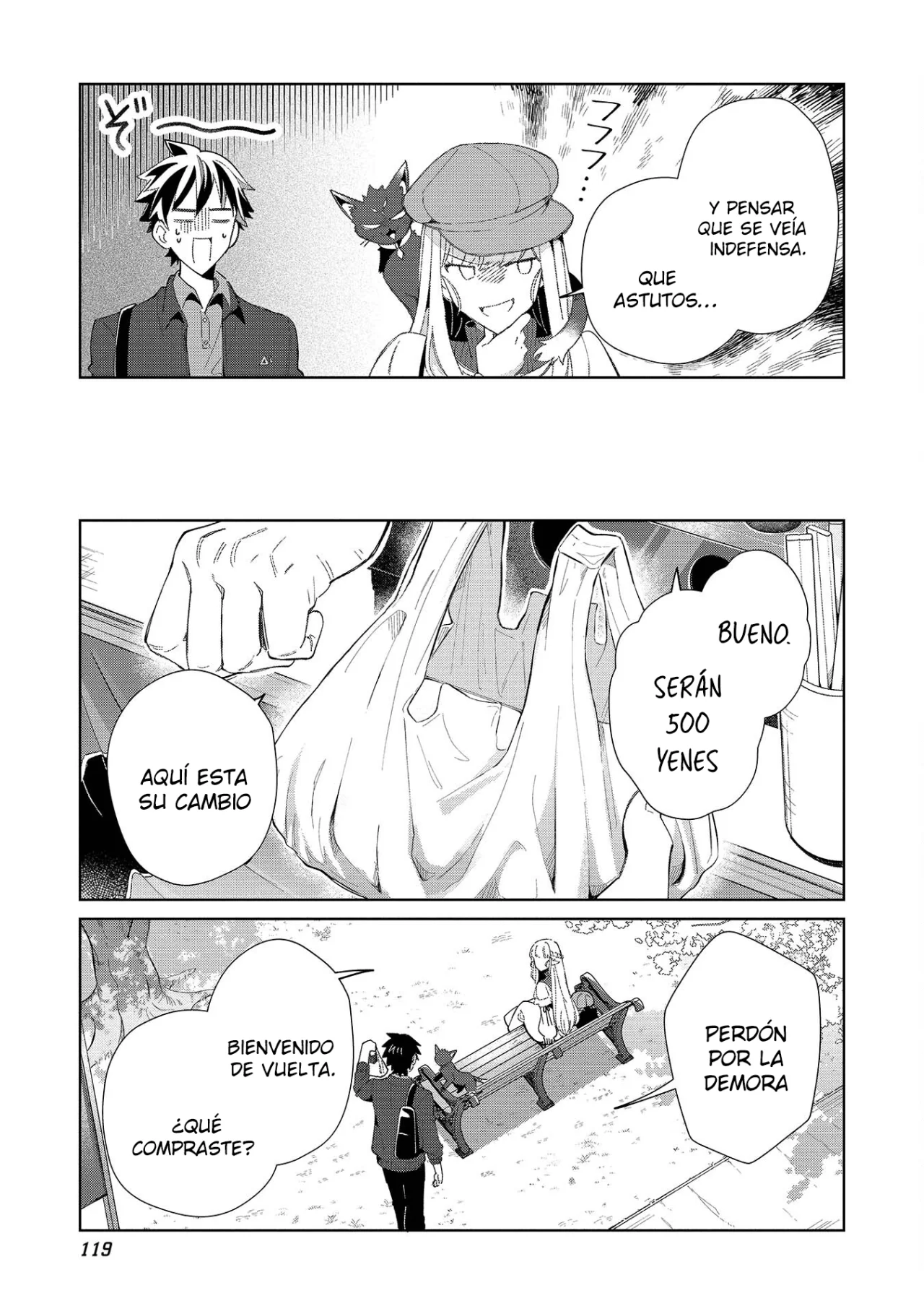Nihon E Youkoso Elf-san capítulo 39, página 14