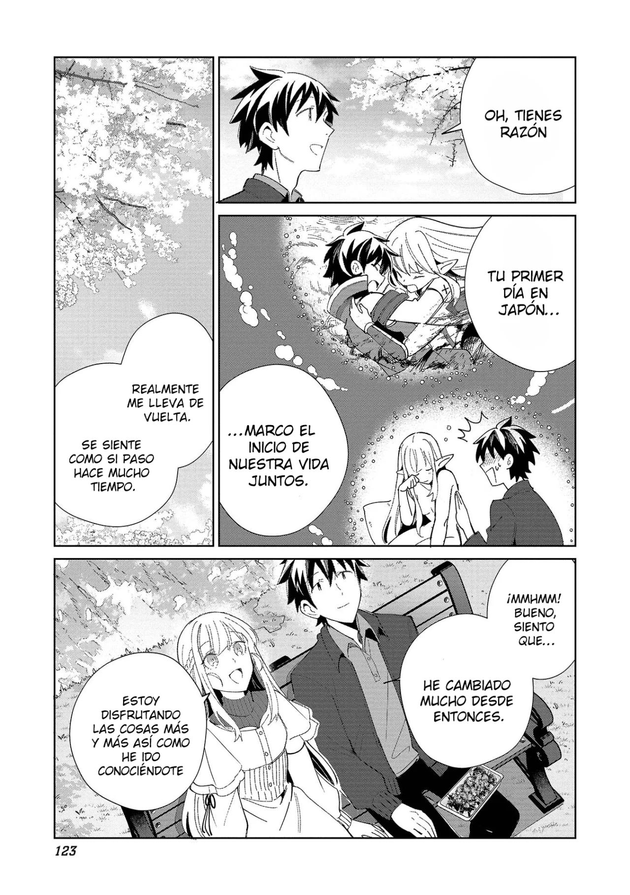 Nihon E Youkoso Elf-san capítulo 39, página 18