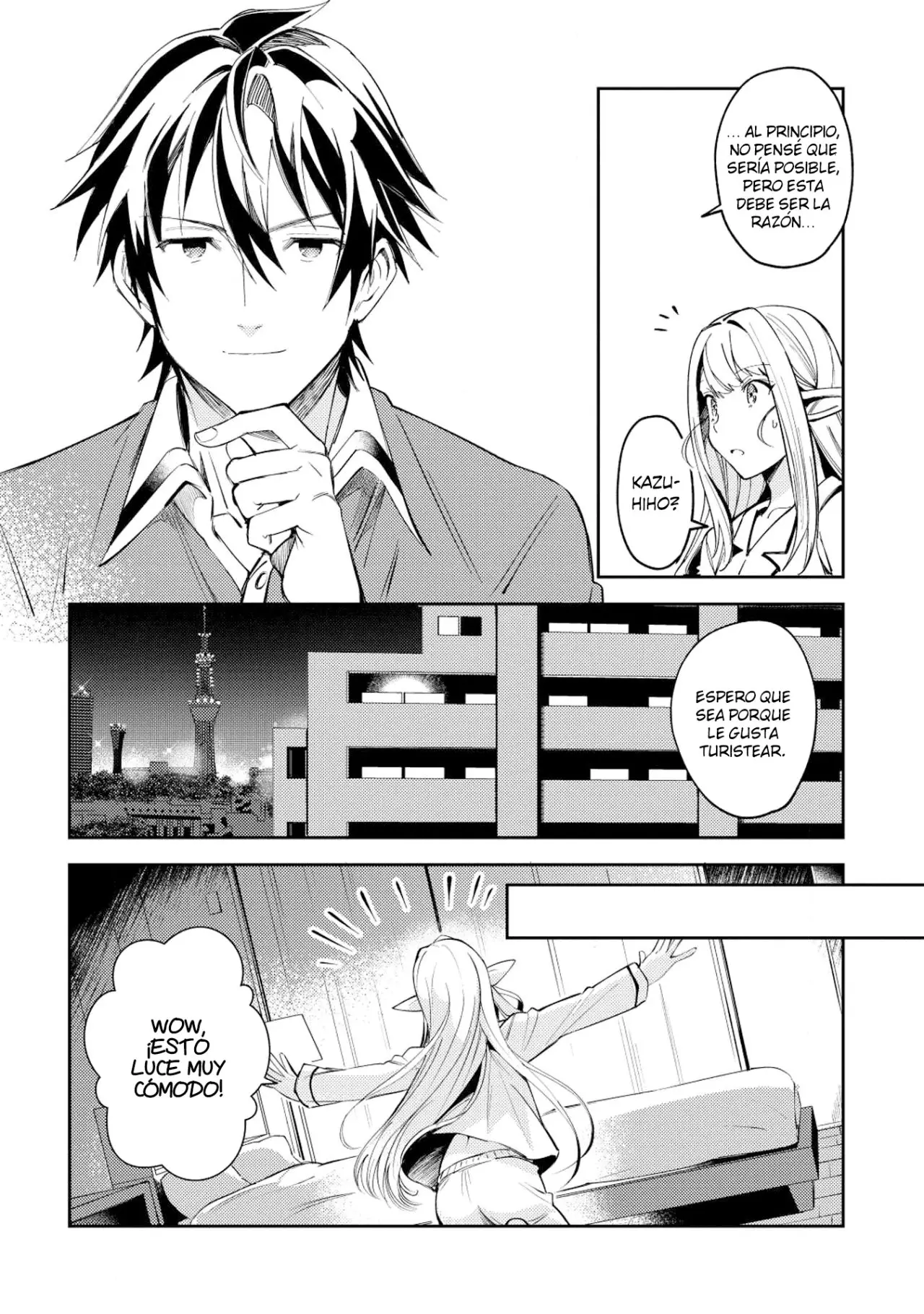 Nihon E Youkoso Elf-san capítulo 4, página 19