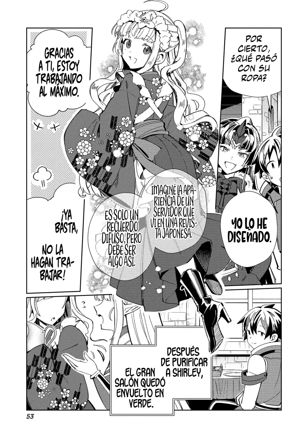 Nihon E Youkoso Elf-san capítulo 49, página 8