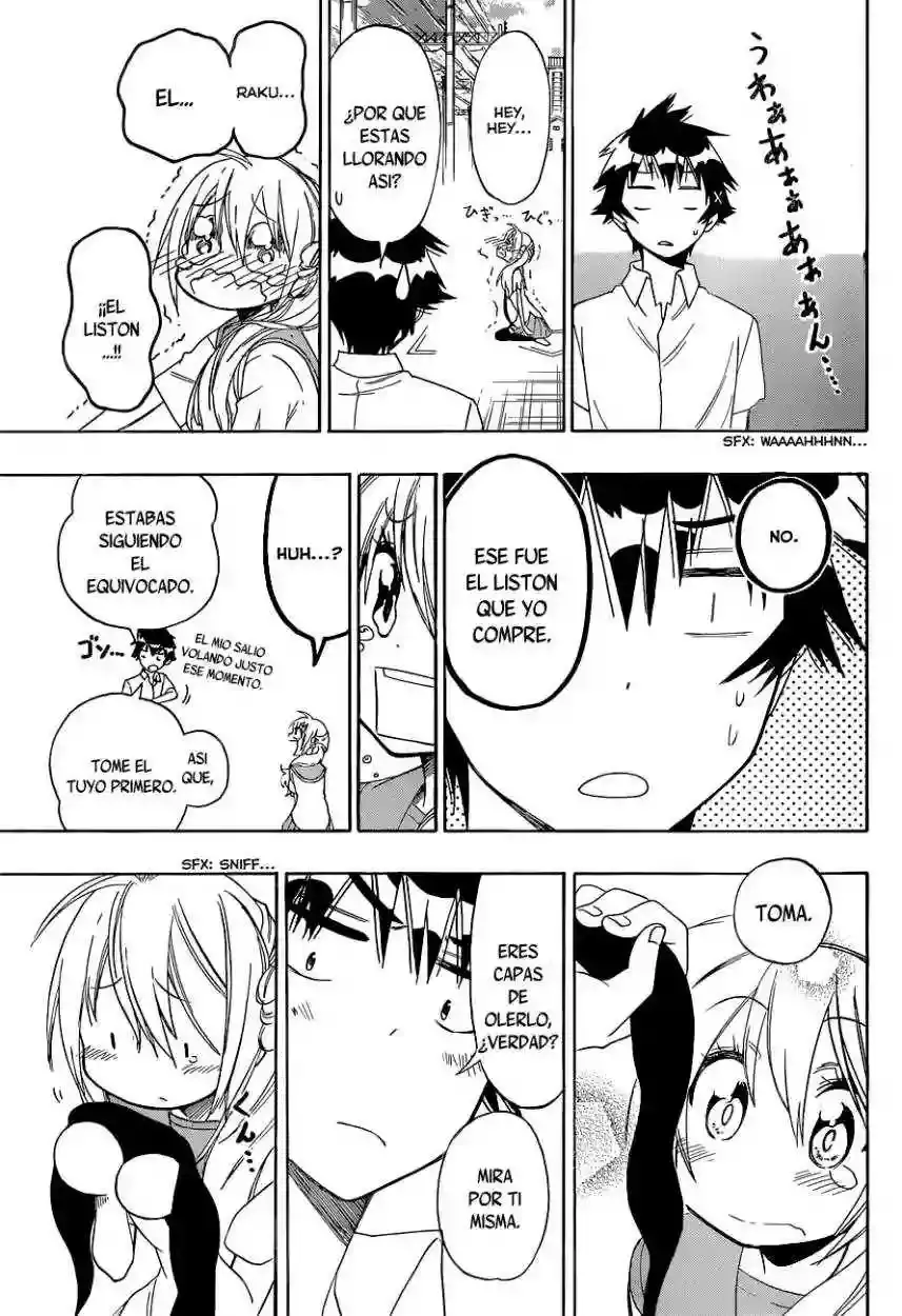 Nisekoi capítulo 106, página 17