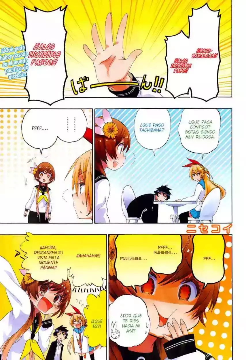 Nisekoi capítulo 109, página 4