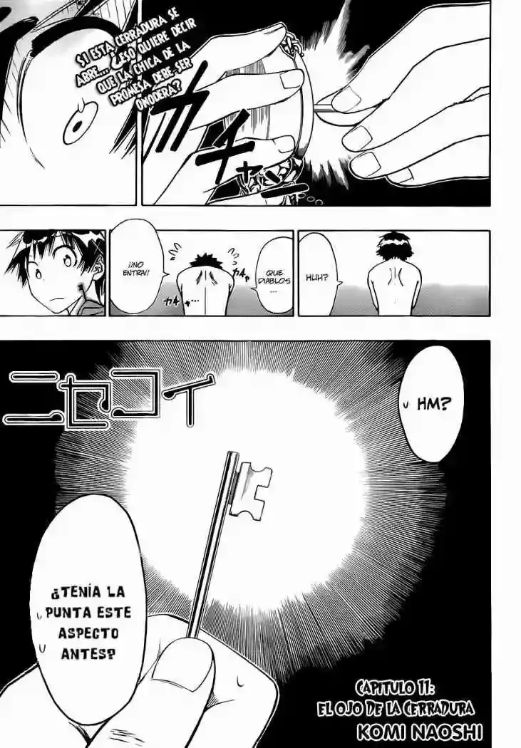 Nisekoi capítulo 11, página 2