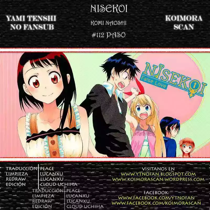 Nisekoi capítulo 112, página 1