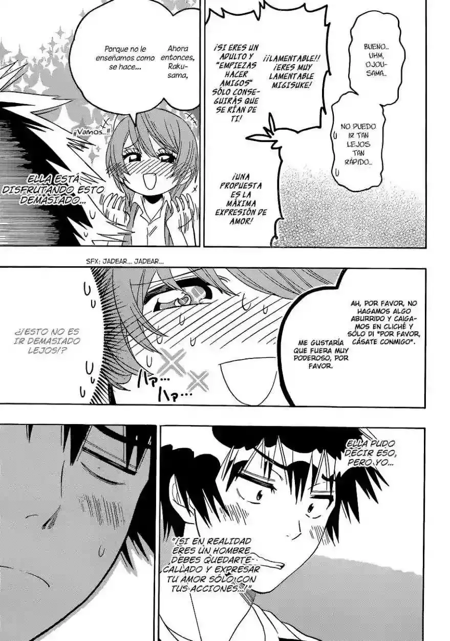 Nisekoi capítulo 112, página 17