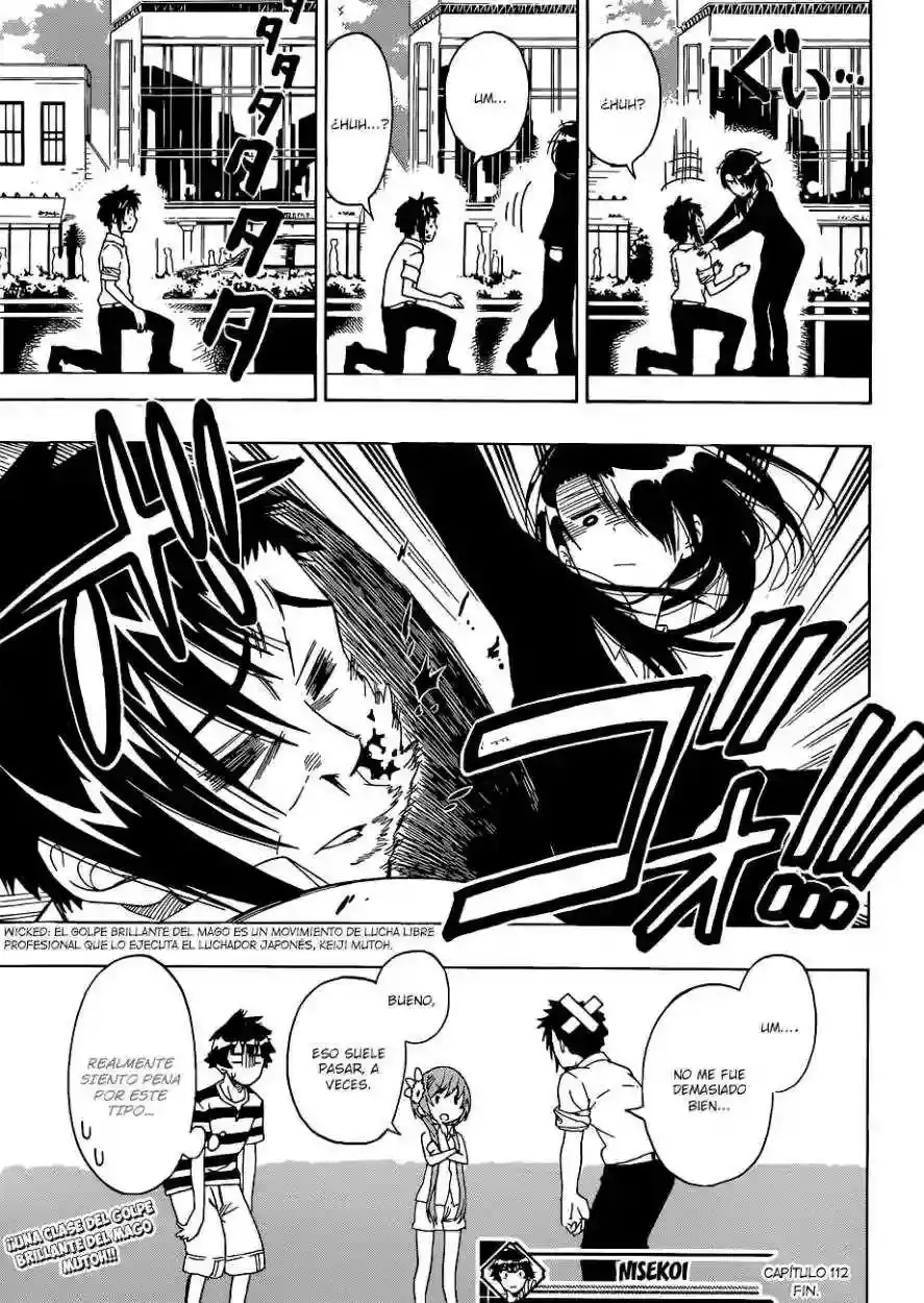 Nisekoi capítulo 112, página 21