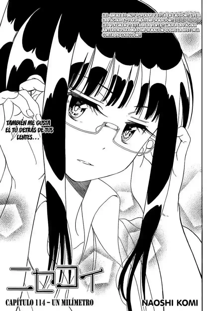 Nisekoi capítulo 114, página 4