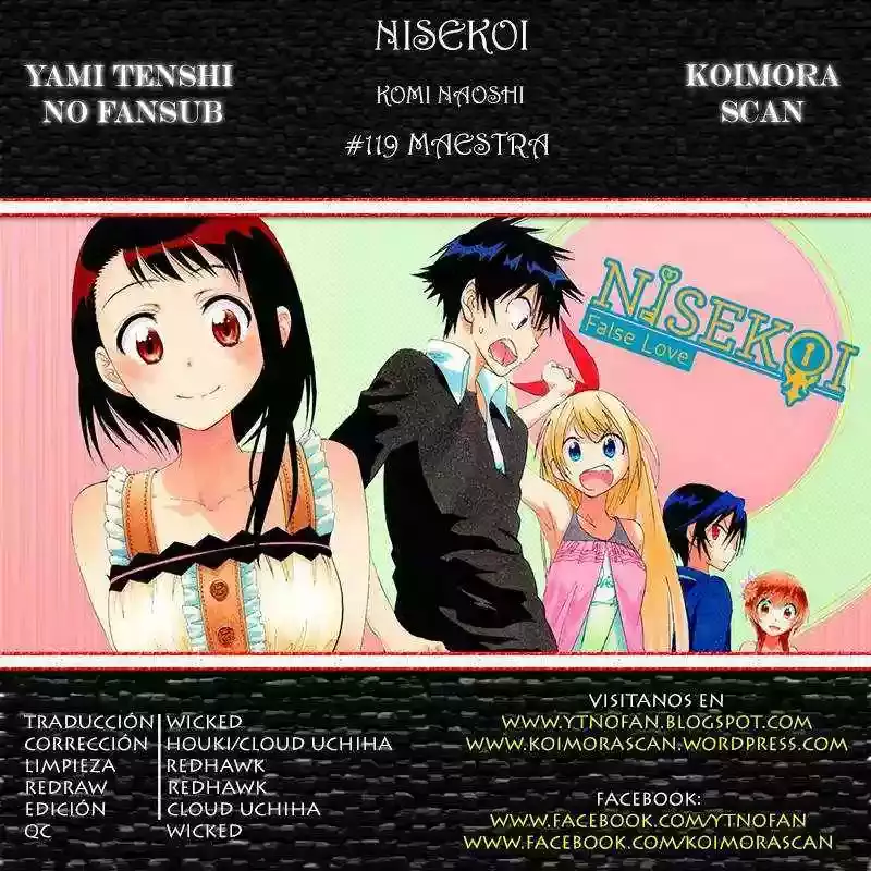 Nisekoi capítulo 119, página 1