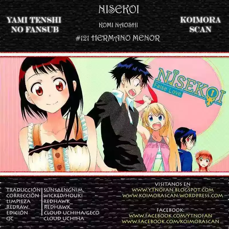 Nisekoi capítulo 121, página 1
