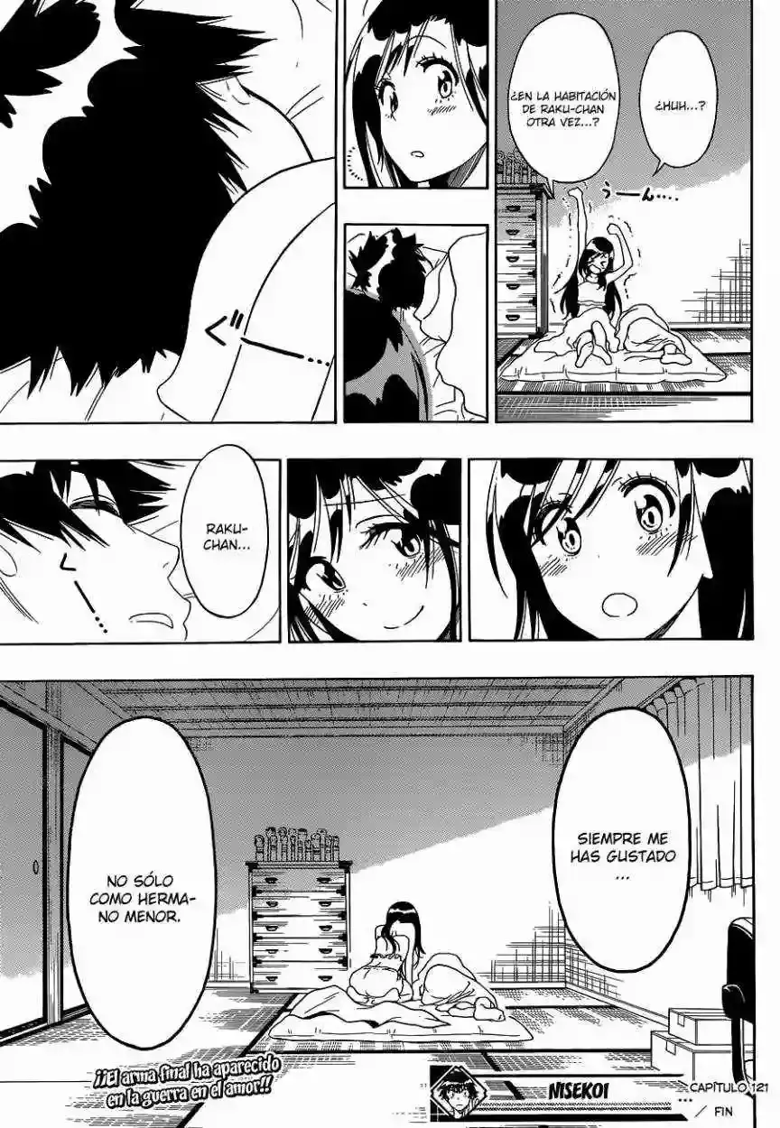 Nisekoi capítulo 121, página 25