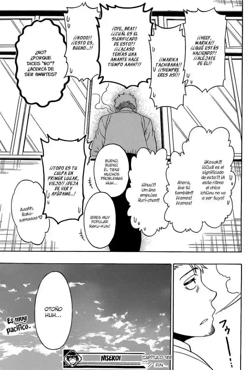 Nisekoi capítulo 122, página 23