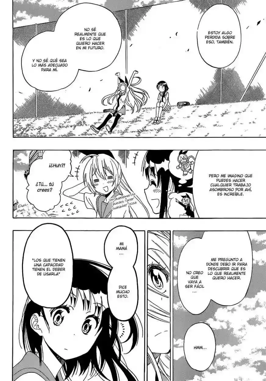 Nisekoi capítulo 123, página 13
