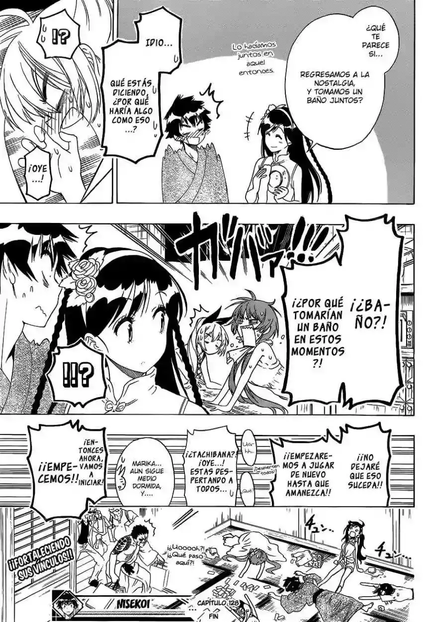 Nisekoi capítulo 128, página 22
