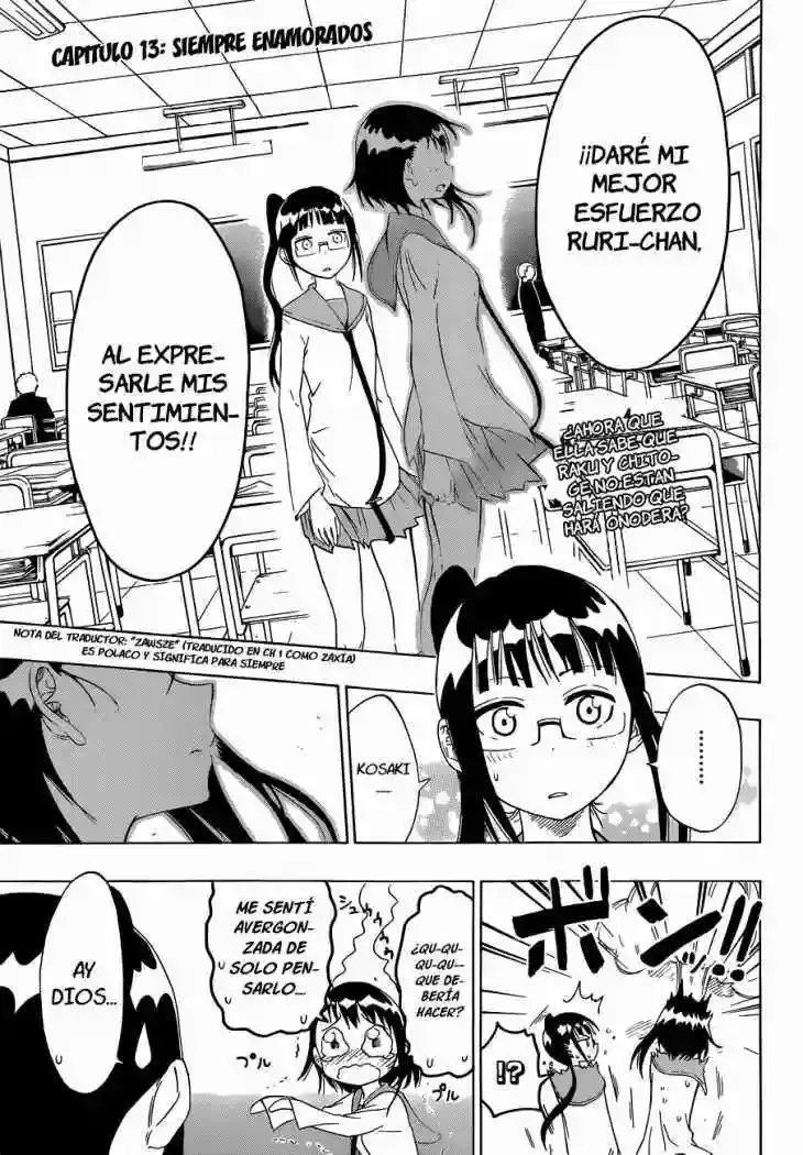 Nisekoi capítulo 13, página 4