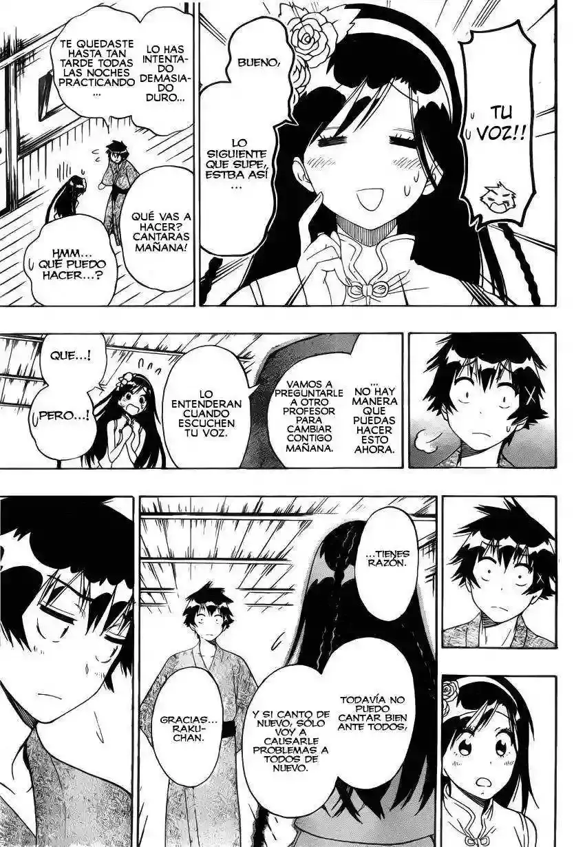 Nisekoi capítulo 135, página 15