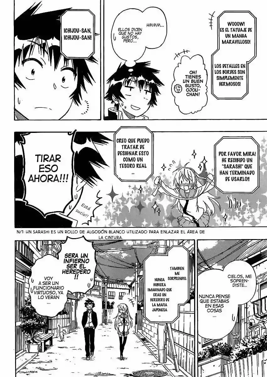 Nisekoi capítulo 137, página 12