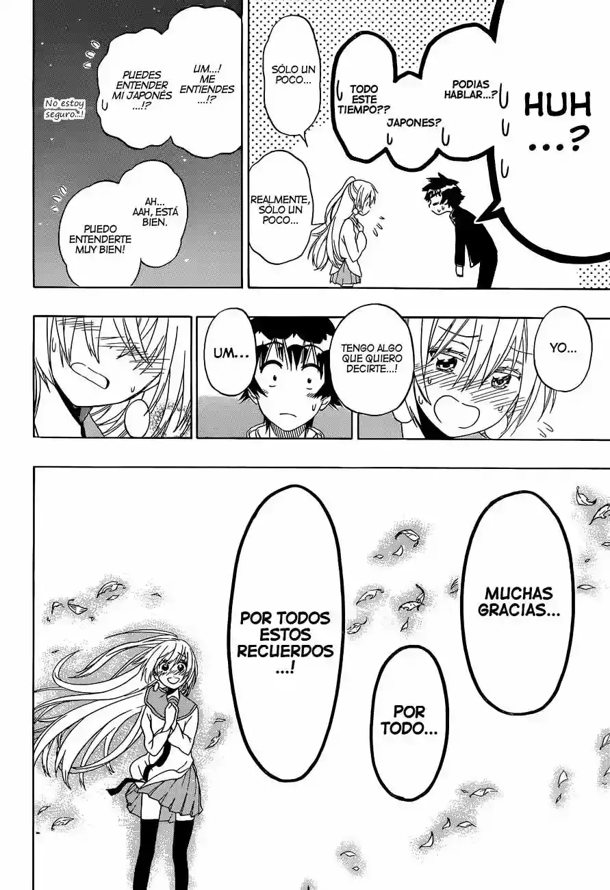 Nisekoi capítulo 138, página 15