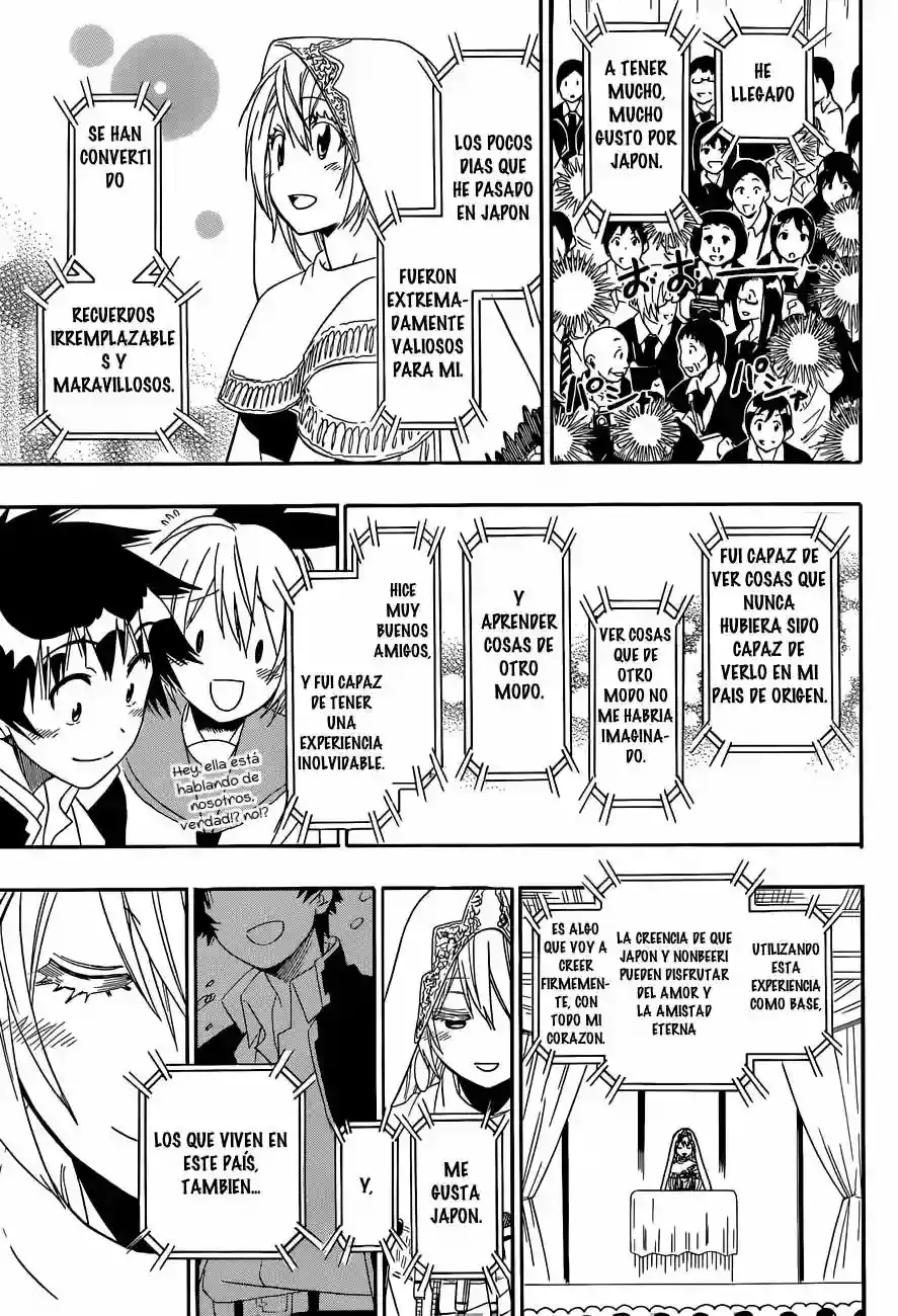 Nisekoi capítulo 139, página 18