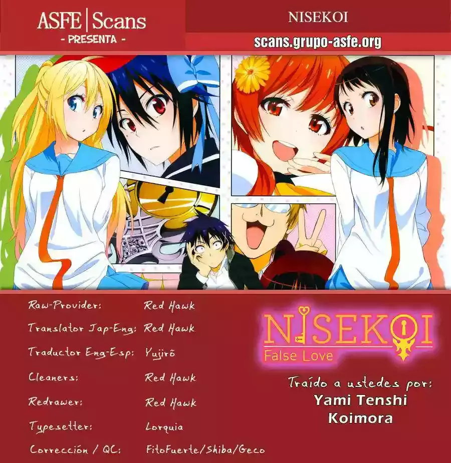Nisekoi capítulo 141, página 2