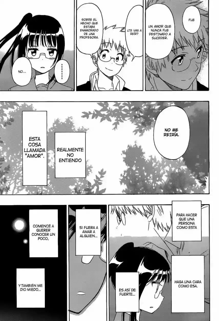 Nisekoi capítulo 141, página 23