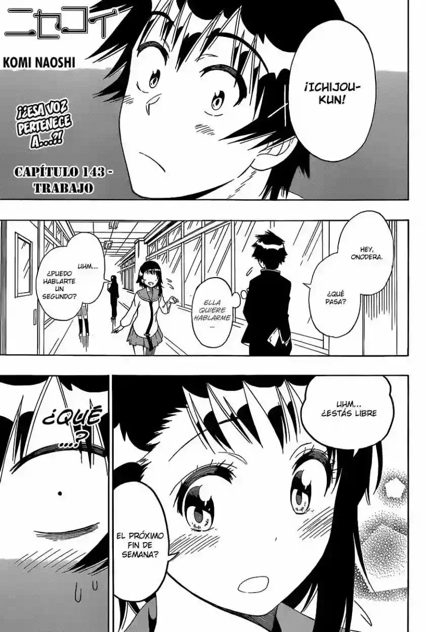 Nisekoi capítulo 143, página 5