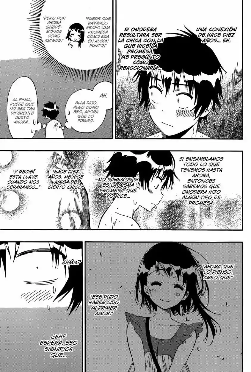 Nisekoi capítulo 144, página 17