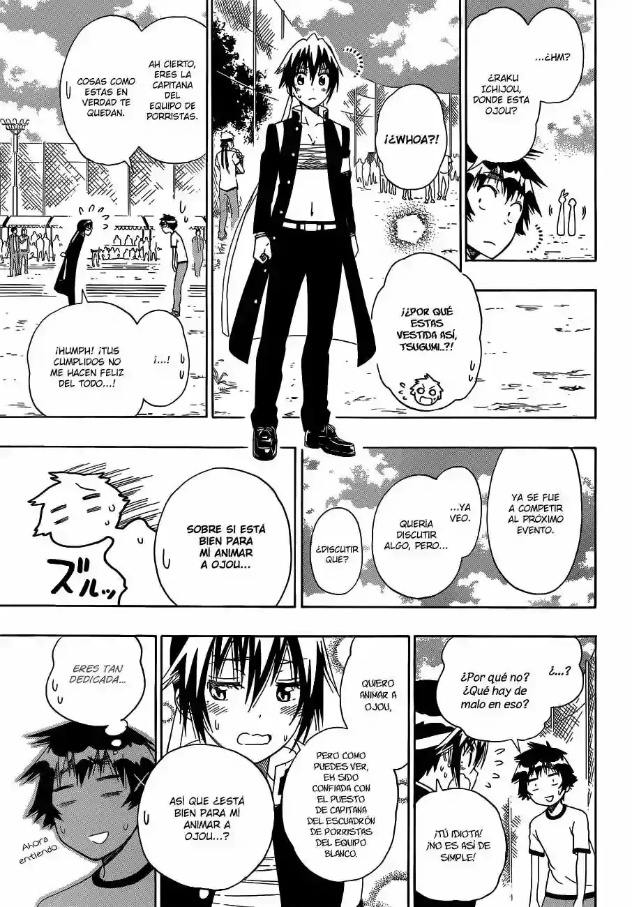 Nisekoi capítulo 145, página 15