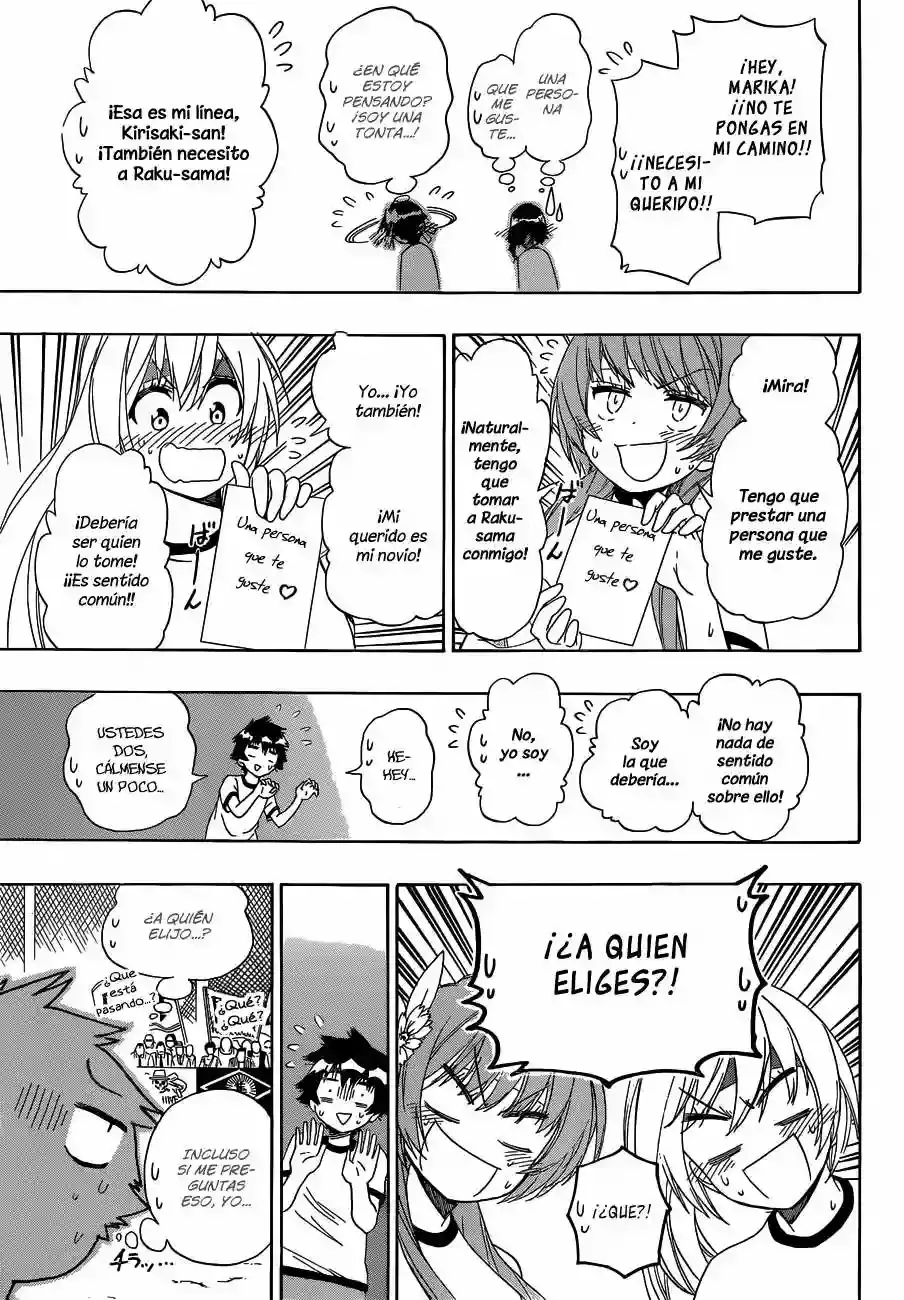 Nisekoi capítulo 145, página 21