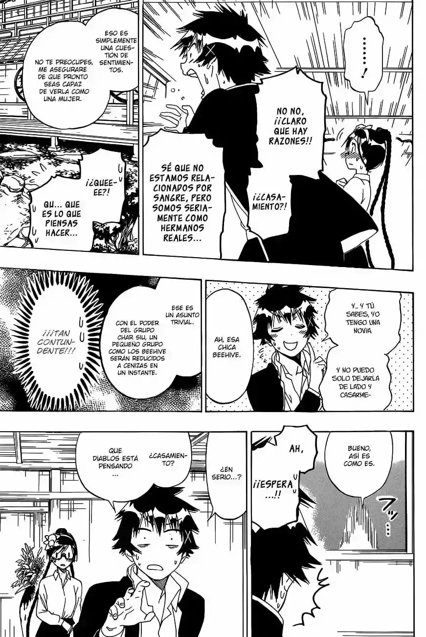 Nisekoi capítulo 148, página 17