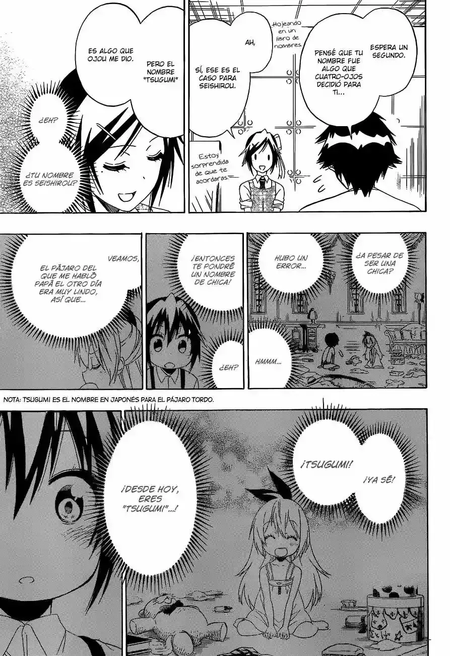 Nisekoi capítulo 149, página 15