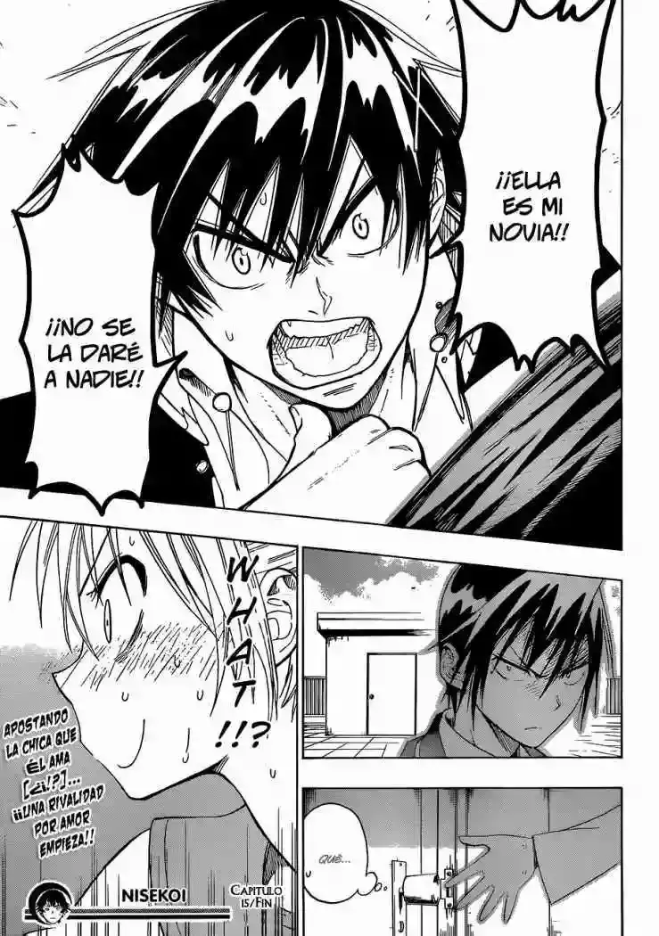 Nisekoi capítulo 15, página 20