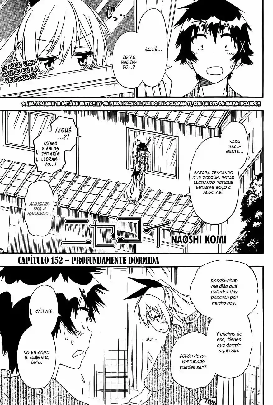 Nisekoi capítulo 152, página 4