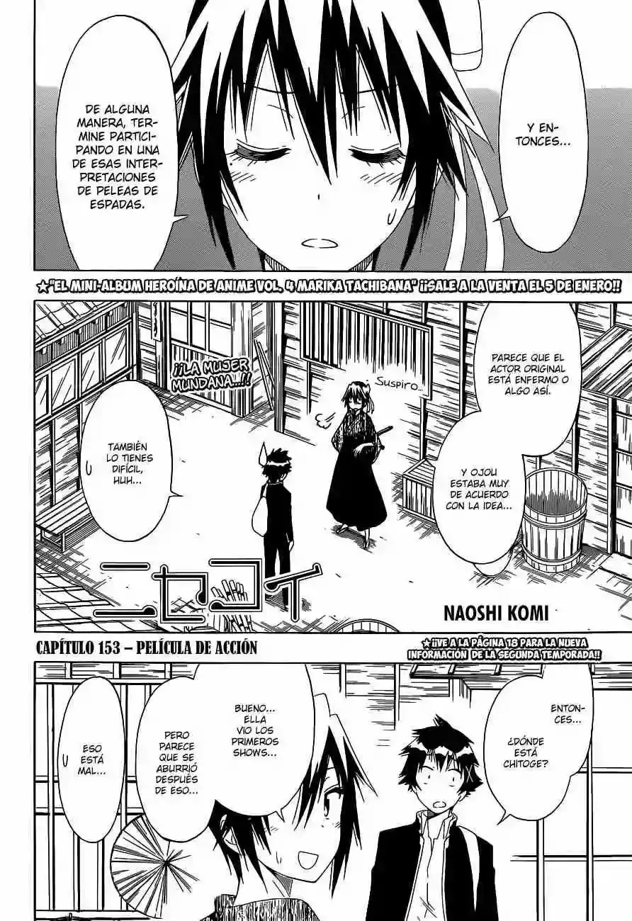 Nisekoi capítulo 153, página 5