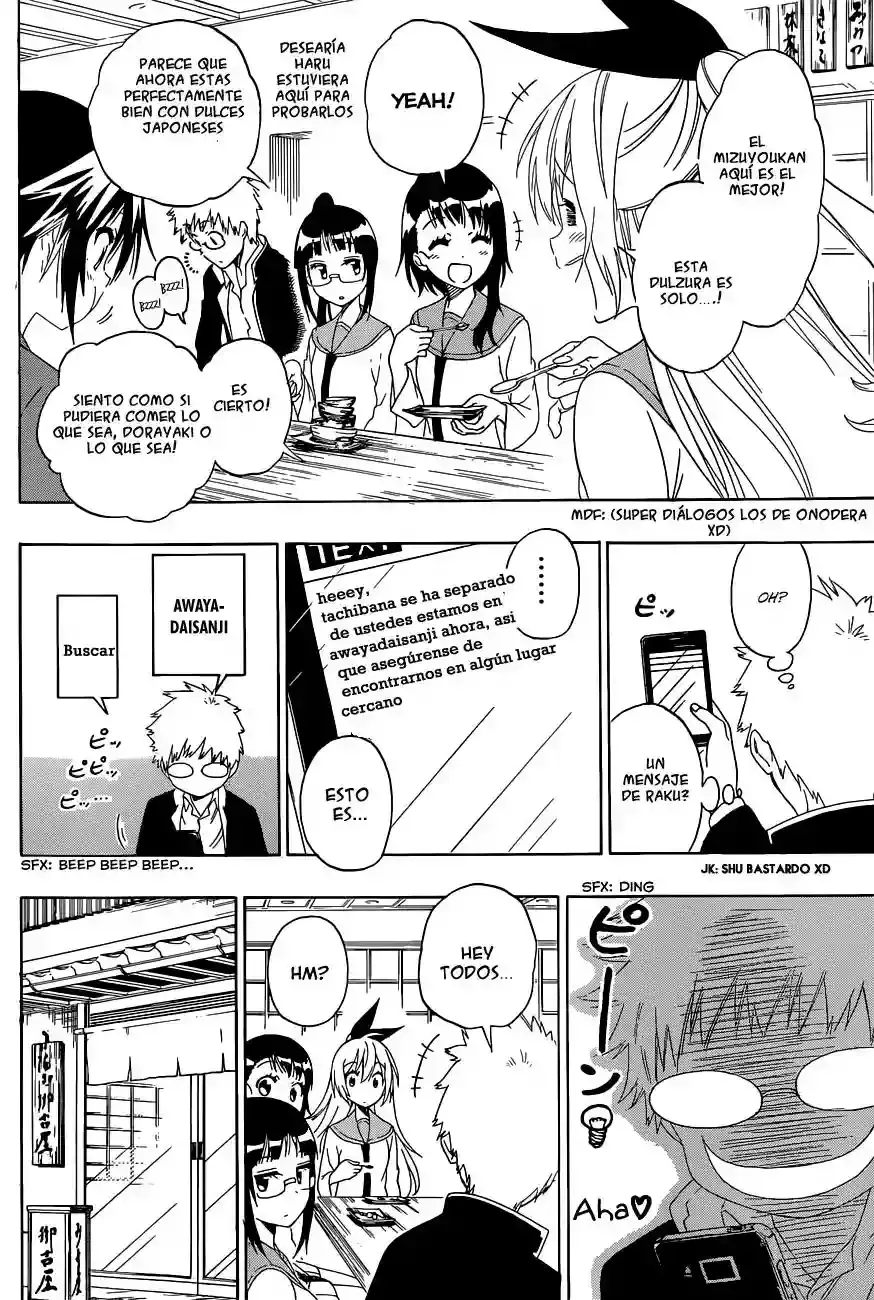 Nisekoi capítulo 155, página 9