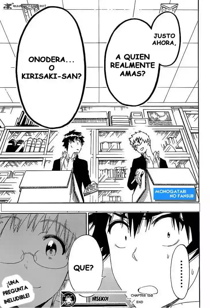 Nisekoi capítulo 158, página 20
