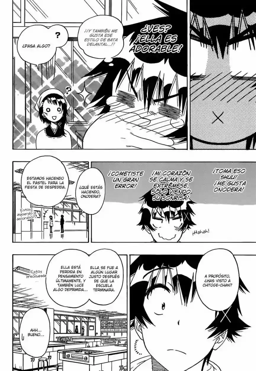 Nisekoi capítulo 159, página 9