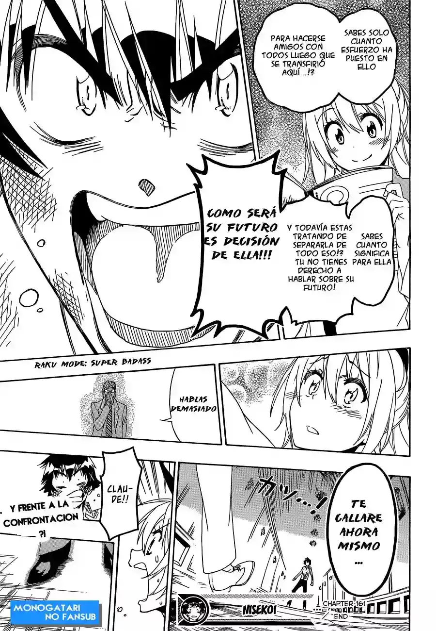 Nisekoi capítulo 161, página 20