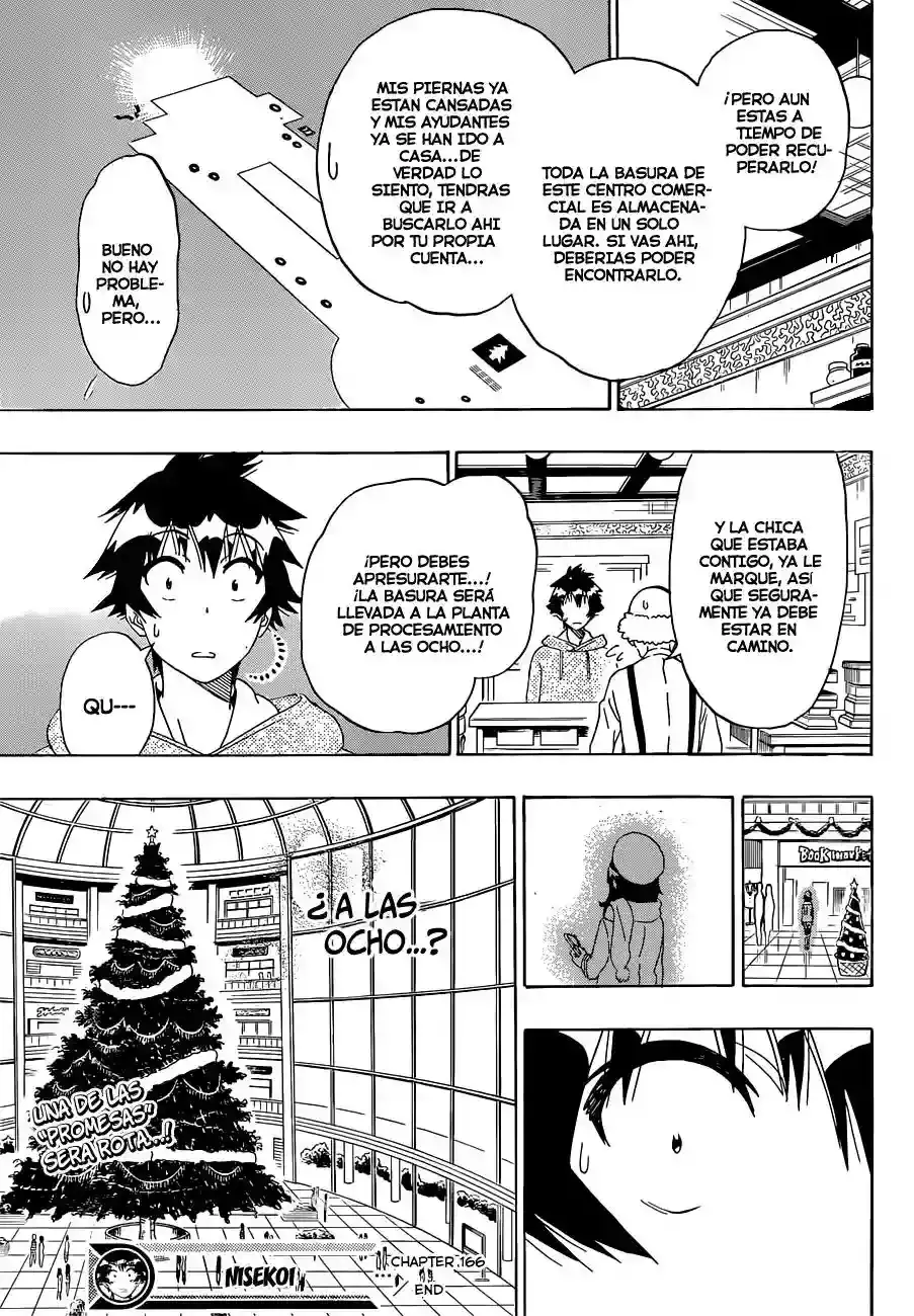 Nisekoi capítulo 166, página 21