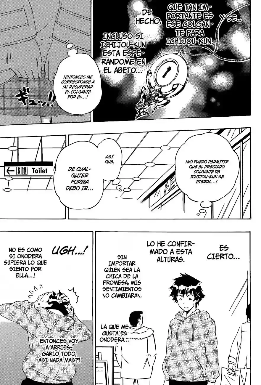 Nisekoi capítulo 167, página 15