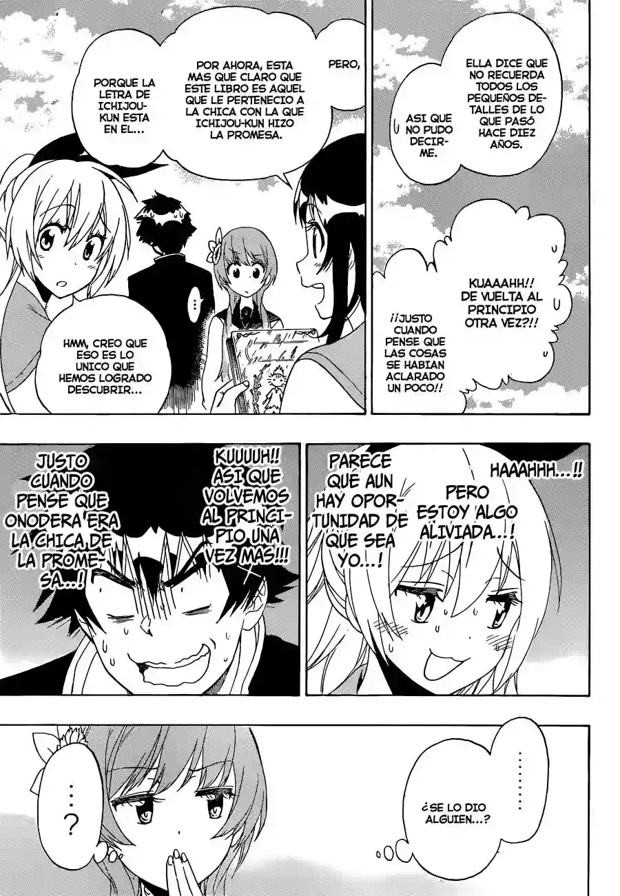 Nisekoi capítulo 168, página 19