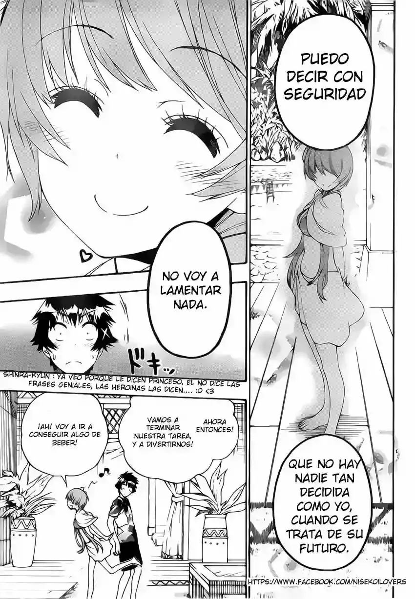 Nisekoi capítulo 169, página 16