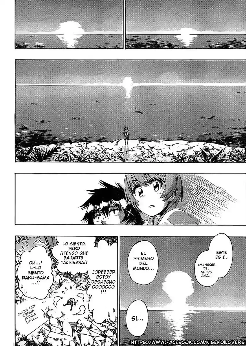Nisekoi capítulo 171, página 17