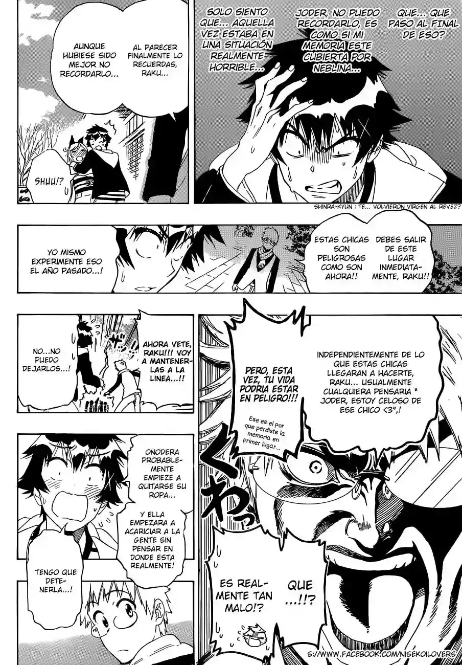 Nisekoi capítulo 173, página 8
