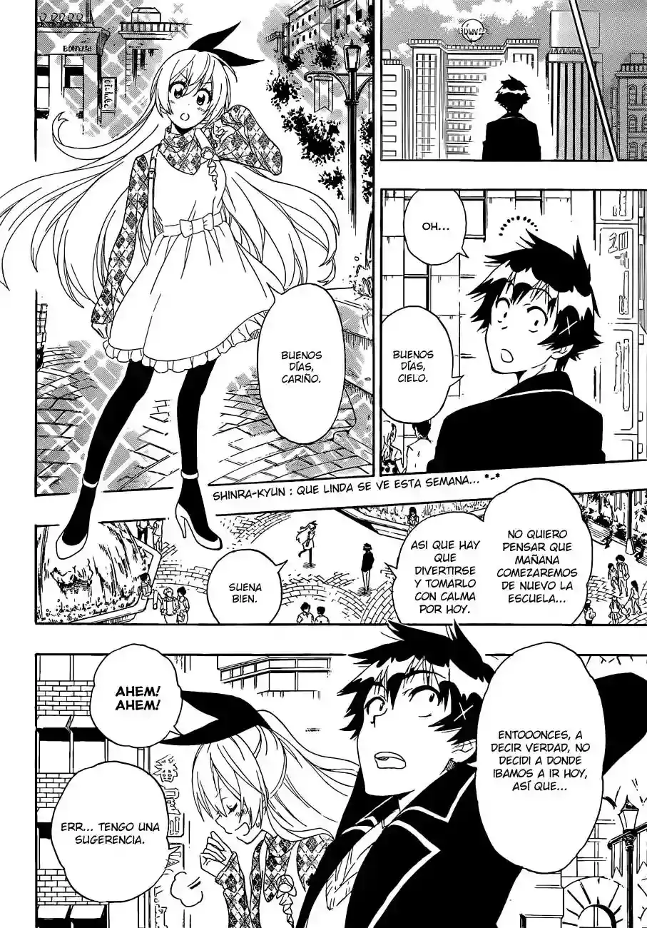 Nisekoi capítulo 174, página 3