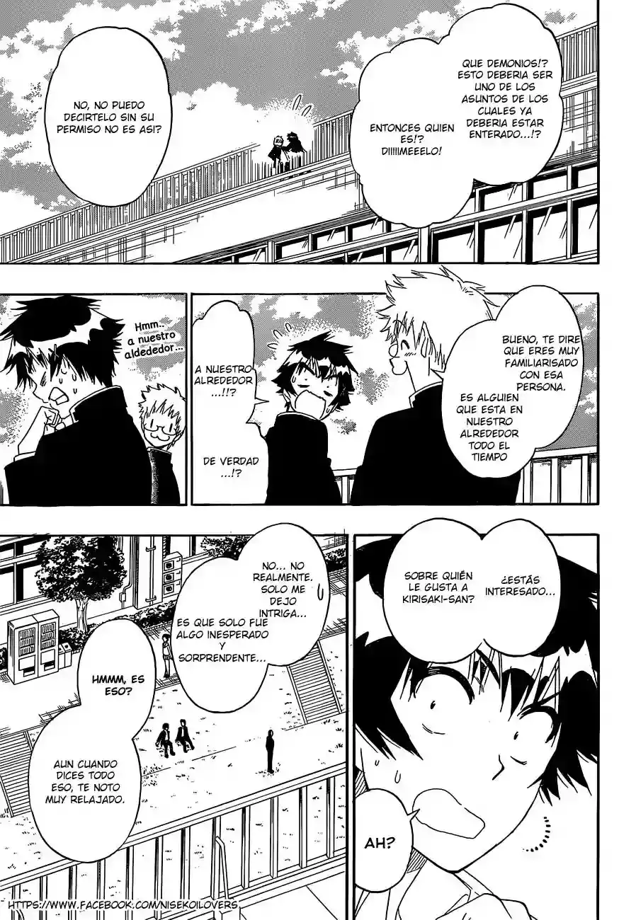 Nisekoi capítulo 175, página 8